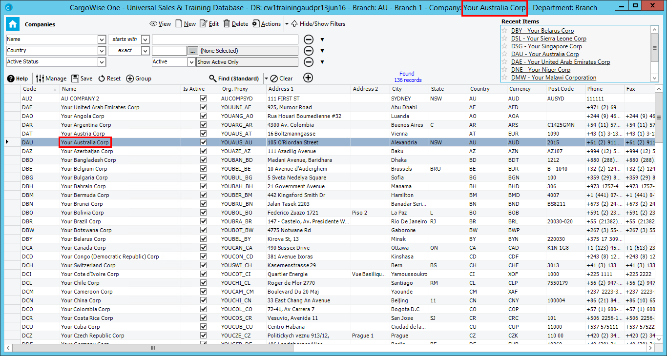 Companies Organization Proxy